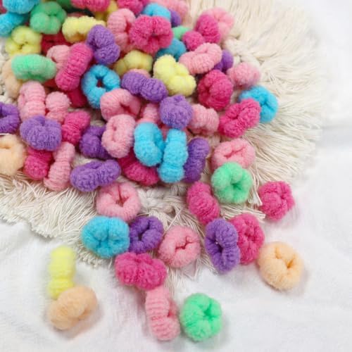 400PCS Baby Hair Ties,No Crease Small Hair Ties for Baby Girls Infants Toddlers,No Damage Elastic Hair Ponytail Holder Hair Accessories hair ties for little girls - Image 5