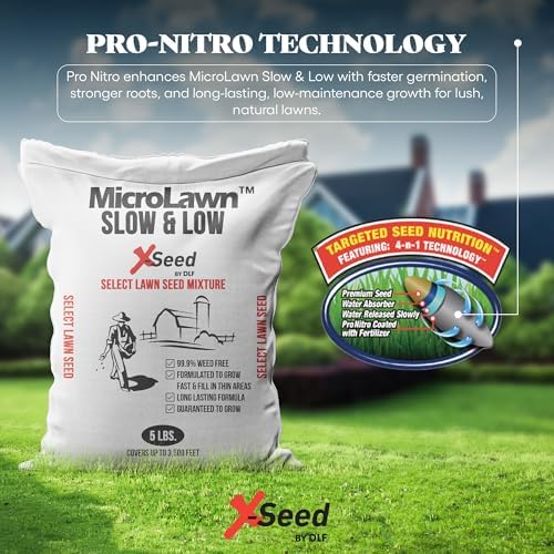 X-Seed Micro-Lawn Slow & Low Grass Seed for Cool Season Lawns - 5LB - Image 4