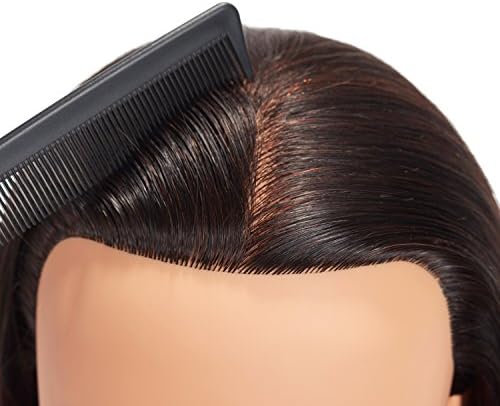 20-22" Female 100% Human Hair Mannequin Head for Hairdresser - Image 4