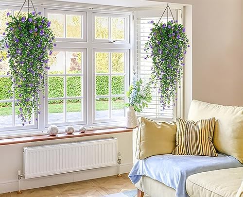 RECUTMS Vine Plant Fake Ferns Plants Large Faux Artificial Hanging Vines - Image 5