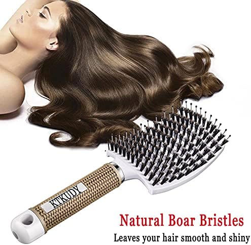 Pain-Free Detangling Brush for Women & Kids, Wet & Dry Hair, All Hair Types - Image 3