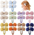 YHXX YLEN 20PCS Baby Bow Hair Clips, Soft Fully Wrapped Toddler Hair Clips by YHXXYLEN