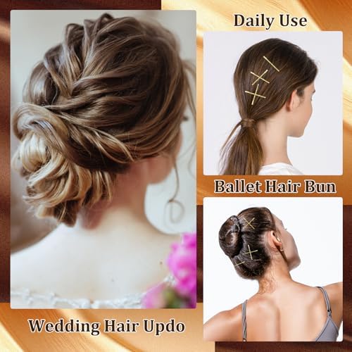Dance Hair Accessories Kit: Invisible Hair Net, Hair Bobby Pins & Flyaway Tamer - For Professional Dance Competition (Ballet, Wedding, Flight Attendant, Work) - Image 6
