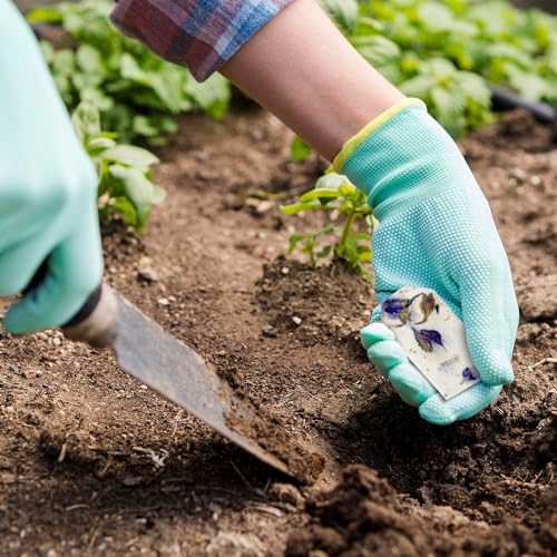 50 Purple Plantable Seed Paper Tags with Wildflower Seeds - Image 4