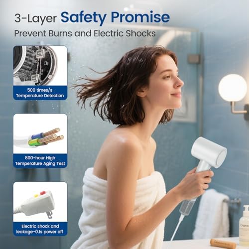 Hair Dryer with Diffuser, 180,000 RPM High Speed Blow Dryer with Diffuser - Image 7