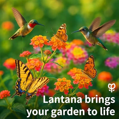 600 Lantana Flower Seeds – Colorful Perennial Seeds | Drought-Tolerant, Easy to Grow & Long-Blooming | Attracts Butterflies & Hummingbirds (600 Lantana Flower Seeds) - Image 2