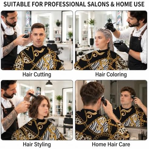 Barber Cape for Men, Professional Hair Cutting Cape for Salon Use - Image 7