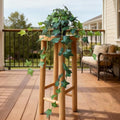 Fake English Ivy Artificial Plants with Pots - Realistic Artificial Silk Ivy Vines, Faux Plants Indoor Home Decor, Low Maintenance Hanging Plant Decoration by Unknown