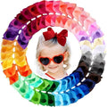 Oaoleer 40 Colors 4.5" Hair Bow Clips for Girls Tolddler Hair Accessories by Oaoleer