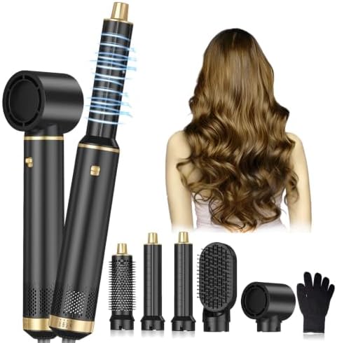 5 in 1 Hair Dryer Brush Set, Air Curler Wrap Hair Styler Blow Dryer by Unknown