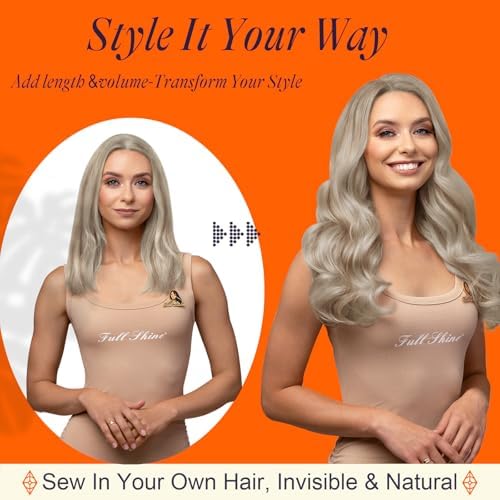 Full Shine Sew In Weft Hair Extensions Human Hair for Women 14 Inch 100g - Image 5