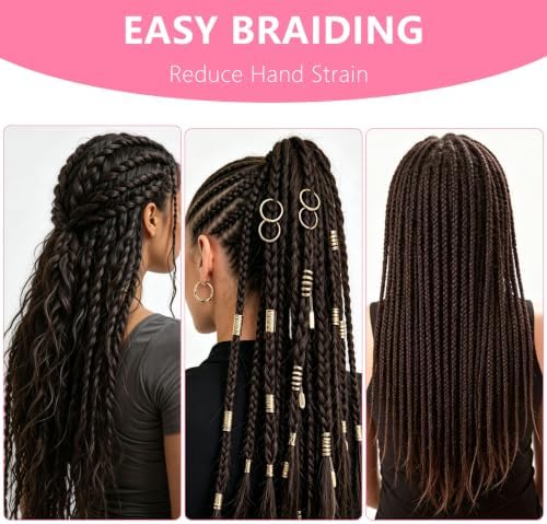 SWEET VIEW Crochet Needles for Hair, Different Sizes Latch Hook for Hair - Image 6