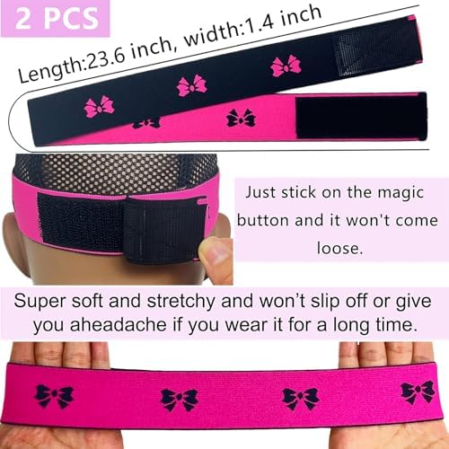 Elastic Bands for Wig 4 Pcs Set Wig Band Lace Melting Edge Wrap Lay Edges - Image 2