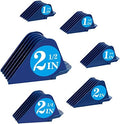 Clipper Guards for Wahl 10 12 14 16 18 20 Hair Clipper Guards 6pcs Extra Long Clipper Guard Attachments 2.5 Inch Clipper Guides Multiple Sizes Universal 2.5", 2.25", 2", 1.75", 1.5", 1.25" (Blue) by CR8GR8