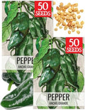 Seed Needs Ancho Grande Pepper Seeds to Plant Vegetables - 2 Packs by SeedNeeds
