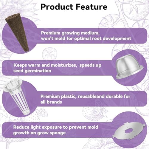 inbloom Salad Seed Pod Kit Compatible with AeroGarden, Ahopegarden, iDoo, MUFGA Hydroponics Growing System, 400+ Mixed Seeds with American Fast/Paris Island/Buttercrunch/Romaine Lettuce (12-Pod) - Image 4