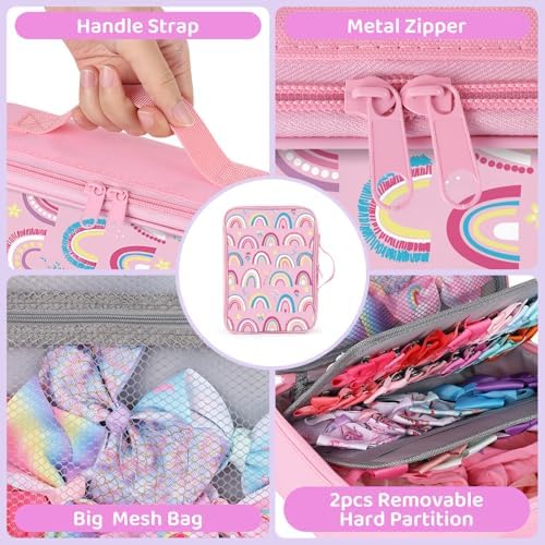 Bow Organizer for Girls, Bows Holder for Girls Hair, Bow Case Organizer - Image 2