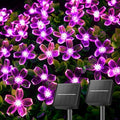 Brightown 2 Pack Total 52FT 120 LED Flower Solar String Lights Outdoor Waterproof Fairy Lights for Garden Yard Fence Patio Christmas Tree Wedding Party Decor, Pink by Brightown
