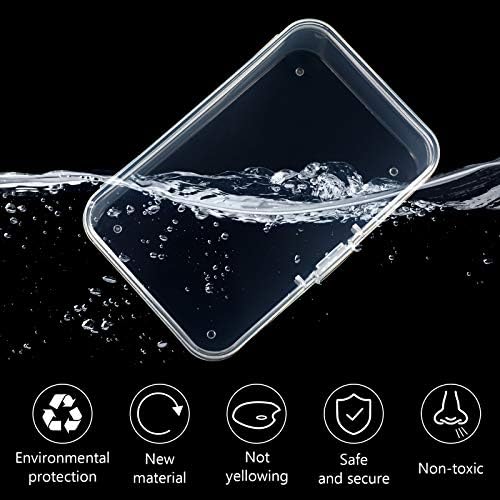 Jetec 18 Pieces Small Clear Plastic Storage Box, 3.3 x 2.1 x 1 Inch - Image 3