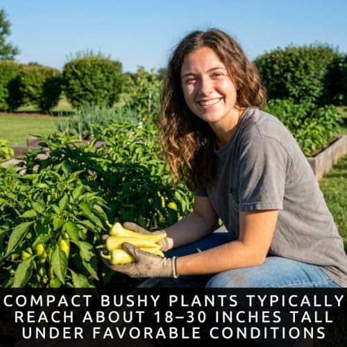 100 Banana Pepper Seeds | Sweet Mild Pepper Seeds for Planting - Image 5