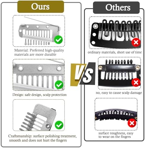 Vodolo Chunni Clips with Safety Pins,8 PCS Strong Chunni Grip Dupatta Setting Clips Indian for Woman Silver - Image 6