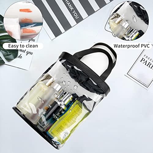 Clear Toiletry Bag, Travel Toiletry Bag for Women Clear Travel Bag 2PCS - Image 2