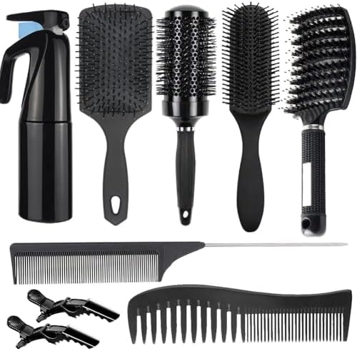 Curly Hair Brush Set for Women Hair Brushes Designed for Family Daily Care by Aozzy
