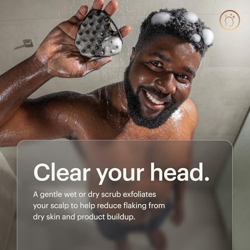 MANSCAPED® The Scalp Buffer Men’s Silicone Head Scrubber - Image 6