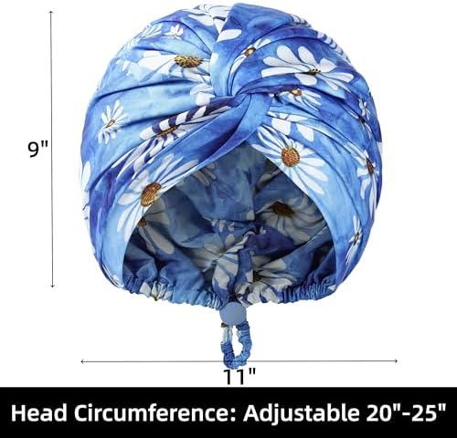 Daisy Adjustable Silk Bonnet Satin Curly Hair Wrap for Sleeping Women - Image 3