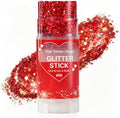 Go Ho Red Glitter Stick,Hair Face Body Shimmer for Women Kids by GoHo