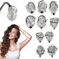 10 Pcs Hair Steamer Hats for Vertical Hair Nano Steamer Machine, Salon Spa Hair Color Processor Bonnet Hair Dryer Portable Safe Women with 5 Large Hats and 5 Small Hats by VPABES