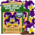 HOME GROWN Johnny Jump Up Helen Mount Viola Seeds, 3,000, Viola Tricolor by HOMEGROWN