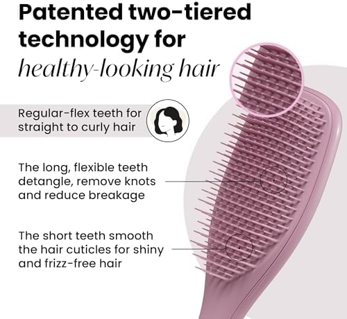 Tangle Teezer Plant-Based Ultimate Detangler Brush, All Hair Types, Purple - Image 2