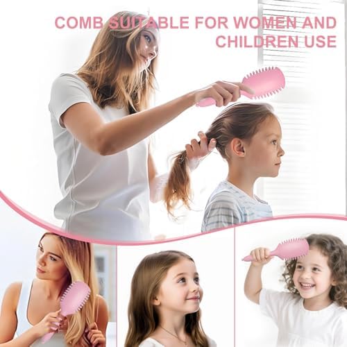 Mini Hair Curly Brush : Hair Brush for Curls Waves & Coils, Define, Volumize, Detangle Women Girls Kids Curls, Crafted from ABS plastic, For All Hair 1pack Travel Size - Image 4