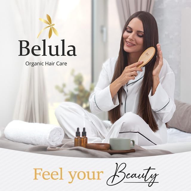 Belula Boar Bristle Hair Brush for Women and Men, Detangle Any Type of Hair - Image 6