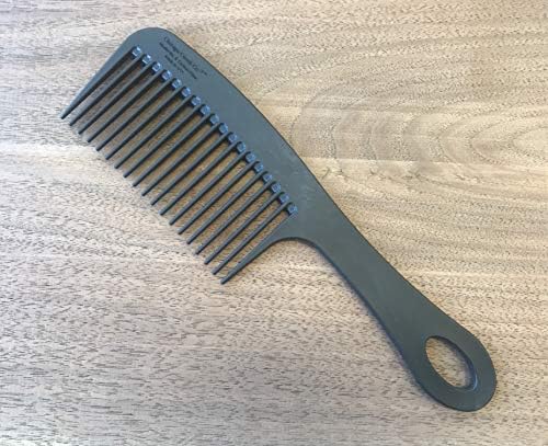 Chicago Comb Model 8 Carbon Fiber, Made in USA, Anti-static, Detangling & Shower comb, adds Lift & Volume, 8.5 inches (21.5 cm) long - Image 7