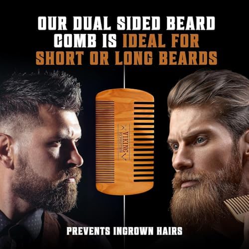 Viking Revolution Beard Brush & Wash Set - Peppermint Eucalyptus - 5 oz - Image 3