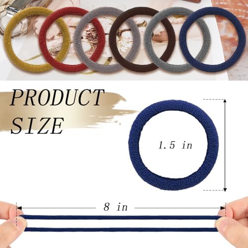 Kanprincess Nylon Hair Ties, 100PCS No-Damage Soft Bands for Women - Image 2