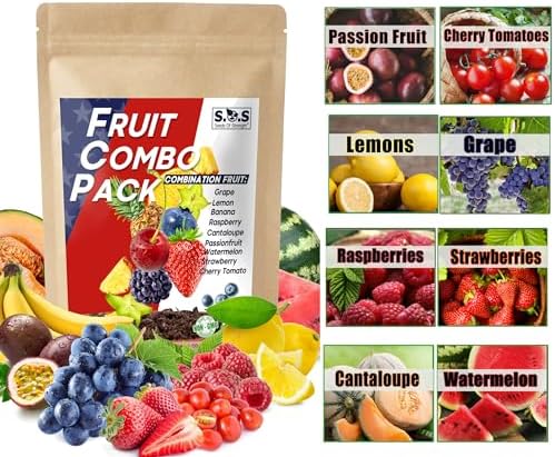 1300+ Seeds Variety Pack,Juicy Summer Fruits Tomatoes, Melons, Berries by seedsofstrength