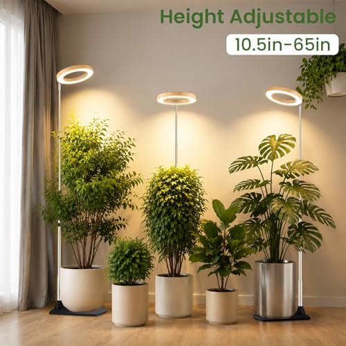 Grow Lights for Indoor Plants, 6.3" Full Spectrum Plant Light with Base - Image 4