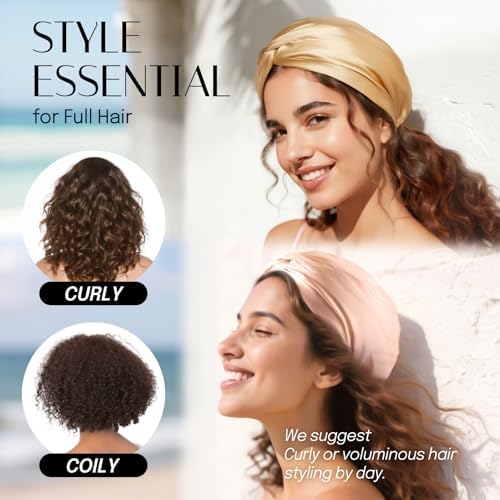 OLESILK Silk Hair Bonnet for Sleeping Women, 100% Mulberry Silk, Anti-Frizz - Image 7