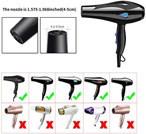 Universal Collapsible Hair Dryer Diffuser Attachment- Salon Grade Tool,Lightweight Foldable Portable Travel Folding Design Fit Most of Blow Dryers-PinkPink - Image 5