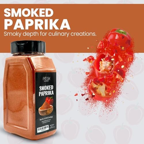 Fresh Finest Smoked Paprika – 14.10 oz Smoked Paprika Powder – Premium Paprika Seasoning for Cooking, Meat Rubs, Marinades, Sauces, Goulash – No Preservatives and Fillers – Rich and Intense Flavor - Image 5