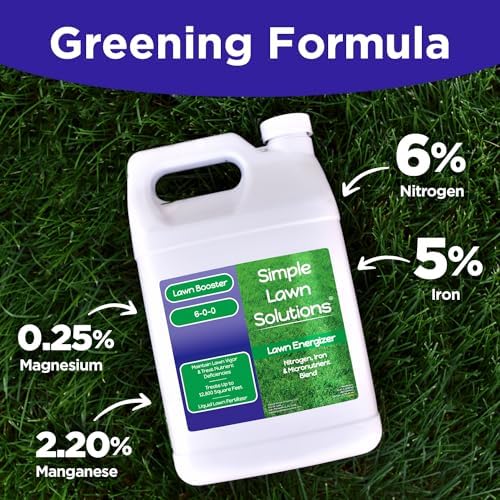 Commercial Grade Lawn Energizer - Grass Fertilizer Booster with Nitrogen, Iron, Micronutrients - Liquid Turf Spray Concentrated Fertilizer- Any Grass Type - Simple Lawn Solutions (1 Gallon) - Image 6