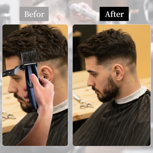 Blend Friend Fade Comb Set Black Self Hair Cutting Tools for Men & Boys 1PC - Image 3