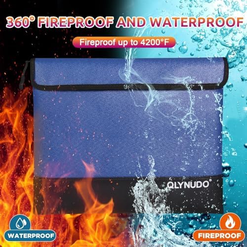 4200°F Fire Proof Box Alternative, A4 Document Organizer & Paper Safe - Image 5
