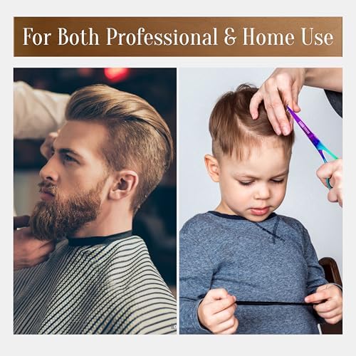 Facón Hair Cutting Scissors - Professional Hair Scissors 6.5 Inch Razor Edge Barber Shears Salon Hair Cutting Shears - Japanese Stainless Steel - Precision Cutting Premium Shears for Men, Women & Kids - Image 5