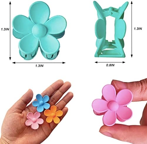 12 Pcs Colorful Mini Hair Claw Small Hair Clips for Women Kids Girls, 1.37 Inch Tiny hair clips Jaw Clips Clamps Nonslip Clip/Hair Accessories, Assorted Colors(6 Colors) - Image 3