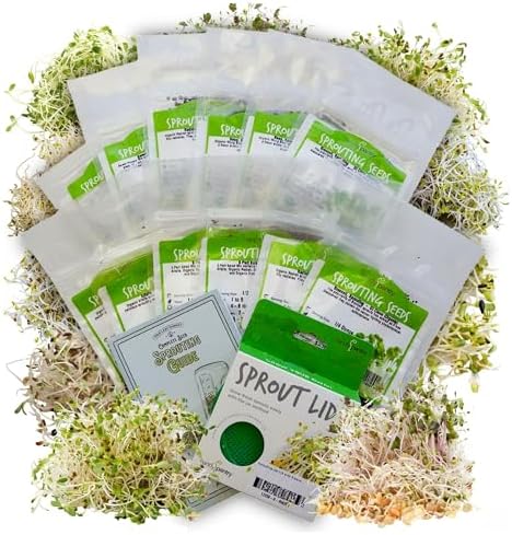 Handy Pantry Organic Sprouting Seed Assortments - Microgreens, Sprout Seeds by HandyPantry