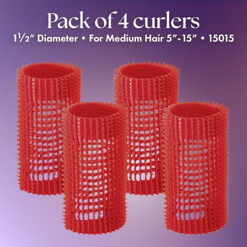 Olivia Garden Jet Set EZ Grip Self-Gripping Curlers - Hair Rollers for Setting or Perming - Style Curls and Waves - Image 2